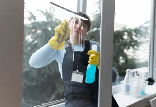 Nettoyage de vitres intérieures et extérieures à Donneville
